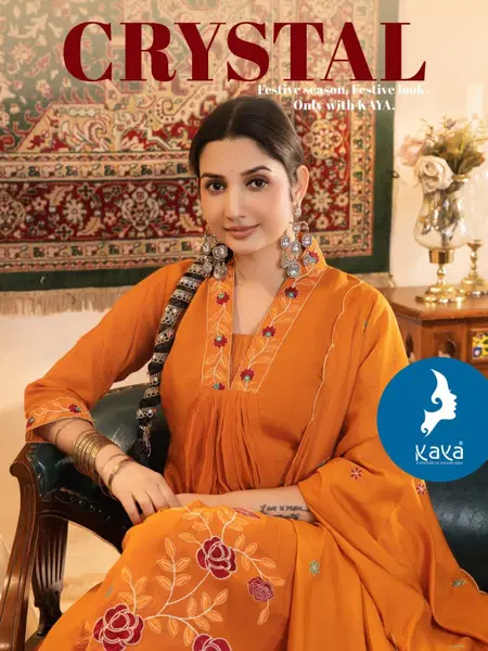 Crystal By Kaya Mul Chanderi Bulk Kurti With Bottom Dupatta Orders In Surat
